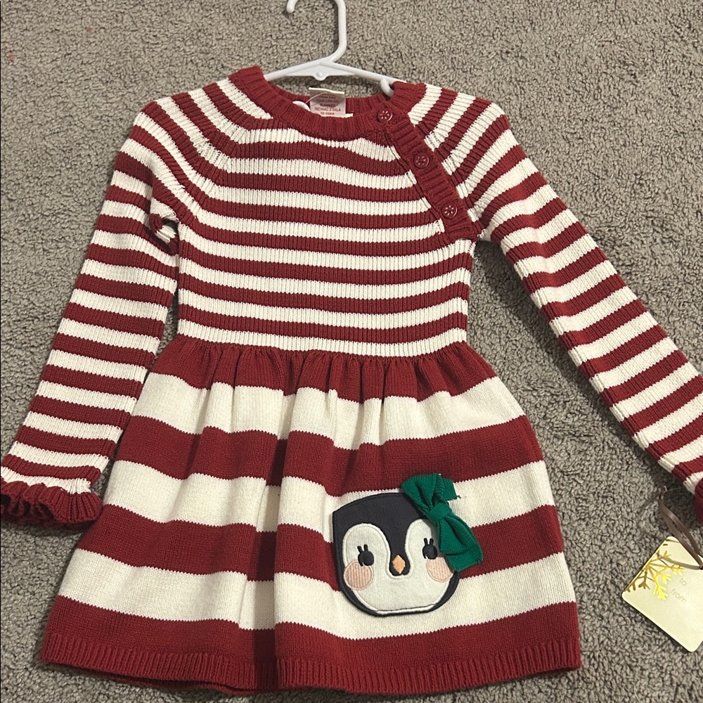 Cynthia Rowley Red and White Striped Dress